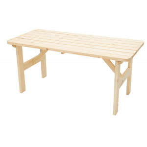 DEOKORK Masívny drevený záhradný stôl z borovice drevo 32 mm (200 cm)