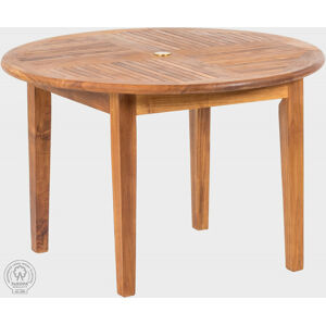 DEOKORK Záhradný teakový stôl DANTE ⌀ 120 cm