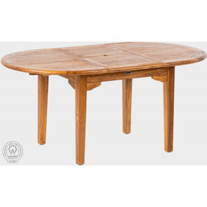 FAKOPA Záhradný teakový stôl ovál ELEGANTE (rôzne dĺžky) 130/180x120 cm
