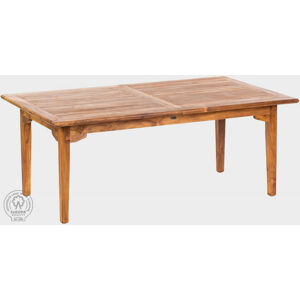 FAKOPA Záhradný teakový obdĺžnikový stôl ELEGANTE 200/300x120 cm