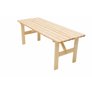 Masívny stôl z borovice drevo 30 mm (rôzne dĺžky) 180 cm