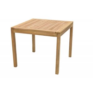 DEOKORK VÝPREDAJ Záhradný stôl pevný FLORA 90x90 cm (teak)