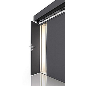 Biohort Dodatočné dvere k domčeku Biohort CasaNova (tmavo sivá metalíza) ľevé