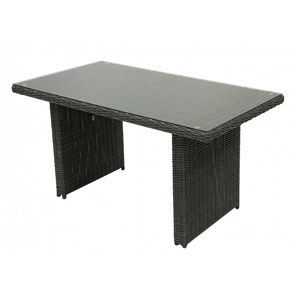 Ratanový stôl 140x80 cm SEVILLA (antracit)