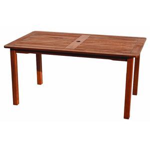 DEOKORK Záhradný stôl obdĺžnikový NASHVILLE