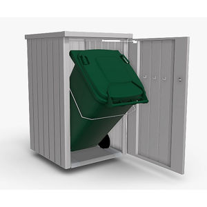 Biohort Box na odpadkový kôš BIOHORT Alex 1 (strieborná metalíza)