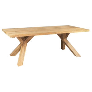 FAKOPA Záhradný teakový masívny stôl SPIDER RECYCLE (rôzne dĺžky) 180x90 cm
