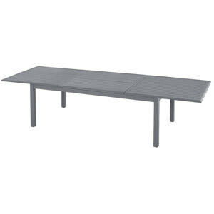 DEOKORK Hliníkový stôl CATANIA 160/254x100 cm (antracit)