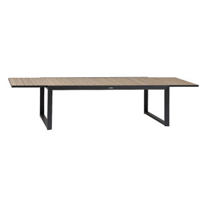 Hliníkový jedálenský stôl EMPERIA 220/340x110 cm