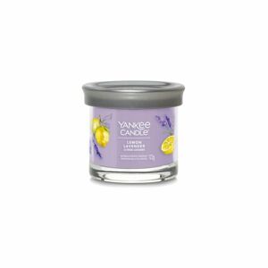 Yankee Candle vonná sviečka Signature Tumbler v skle malá Lemon Lavender, 122 g