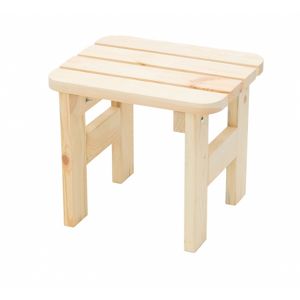 DEOKORK Masívna drevená záhradná stolička z borovice drevo 32 mm